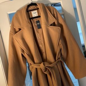 New!! Wool blend trench coat - Abercrombie and Fitch